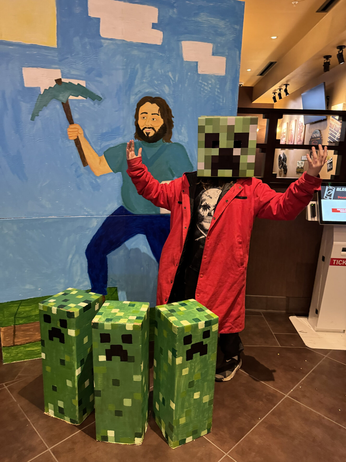 Minecraft Creeper minecraft at movie tavenr