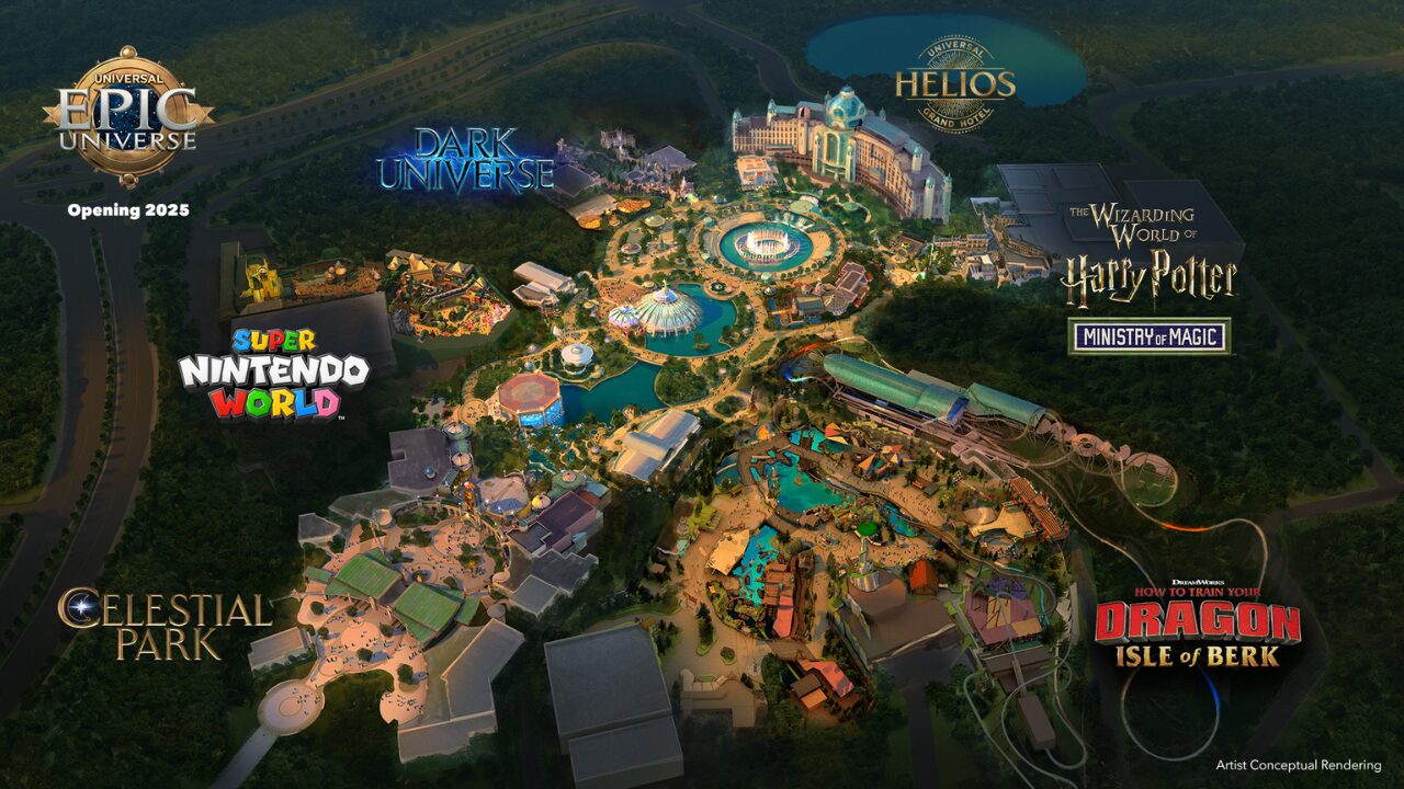 Epic Universe Map Universal Epic Universe Map