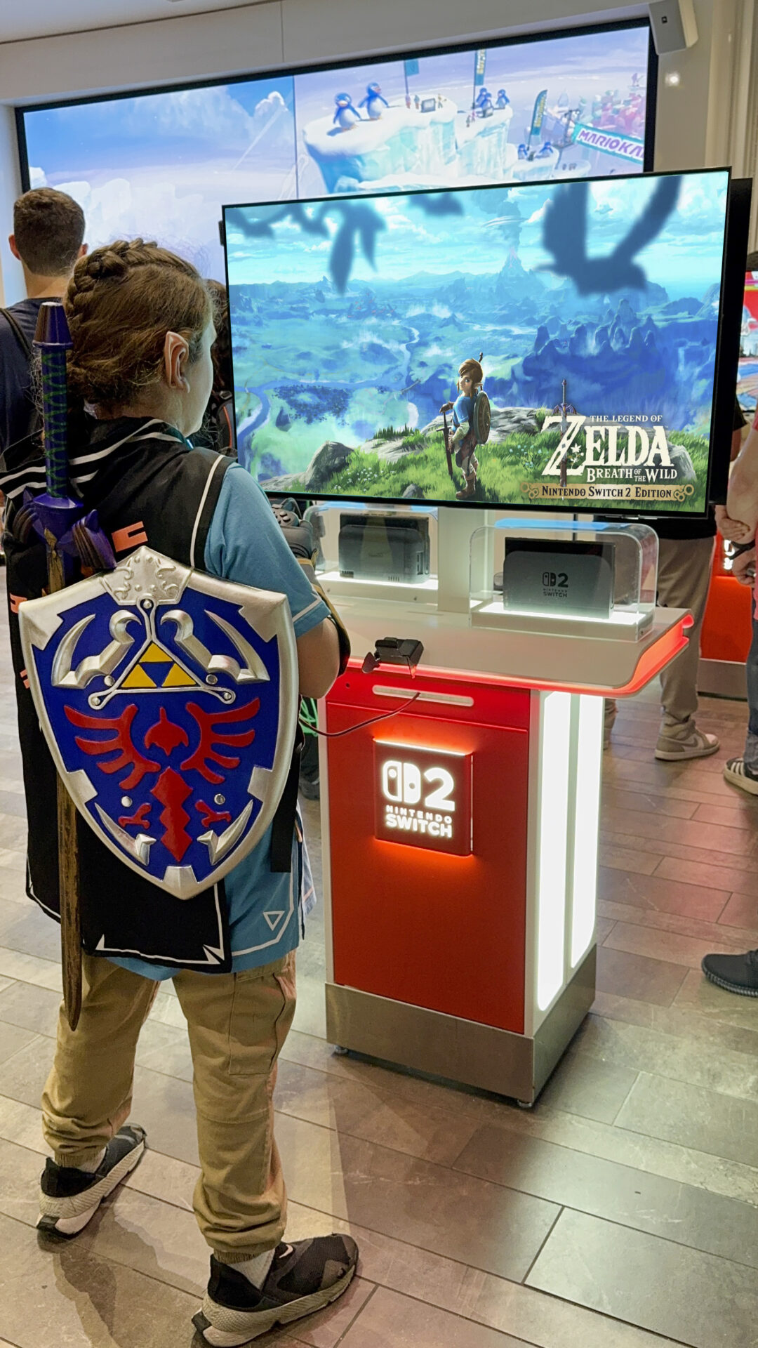 Zelda Switch 2 real family reviews nintendo switch 2 zelda link cosplay