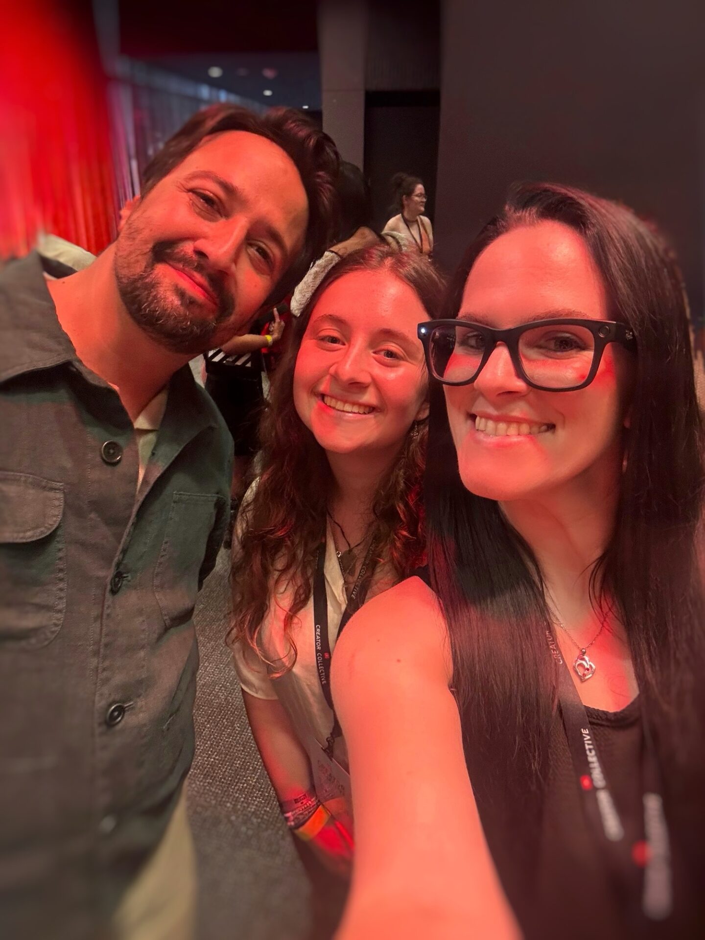 Lin-Manuel Miranda and spideymom